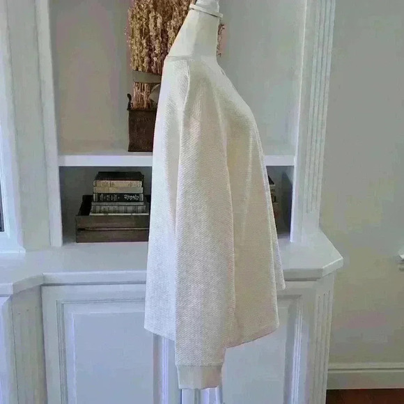 INC V neck Pullover Sweater Top -  Color: Cream - Size: XXL - Picture 5 of 9